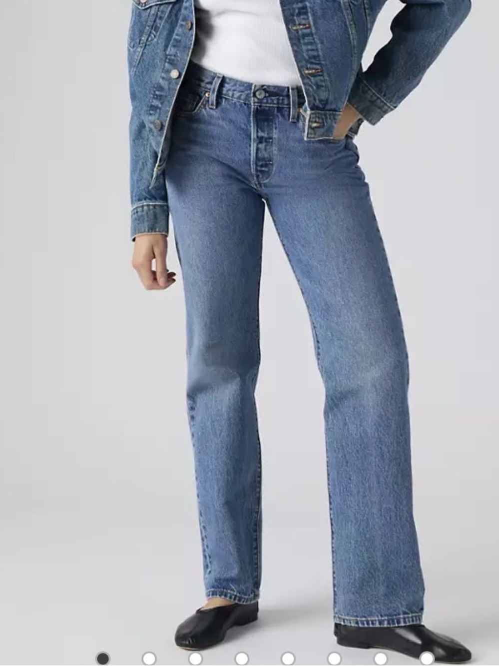 Levi’s 501 90s Straight Leg Women’s Jeans - Blue Classic Denim Size 25